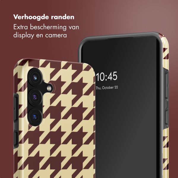 Selencia Vivid Backcover Samsung Galaxy S25 FE - Pied-de-Poule