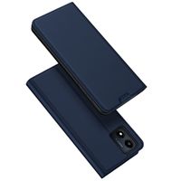 Dux Ducis Slim Softcase Bookcase Motorola Moto E13 - Donkerblauw