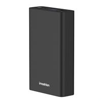 imoshion Ultra Series Aluminium | Powerbank 20.000 mAh - Snelladen tot 33 watt - Black