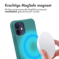 imoshion Color Backcover met afneembaar koord MagSafe Apple iPhone 12 (Pro) - Donkergroen