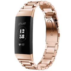 imoshion Stalen bandje Fitbit Charge 3 / 4 - Rosé Goud