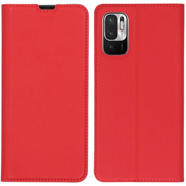 imoshion Slim Folio Bookcase  Xiaomi Redmi Note 10 (5G) - Rood