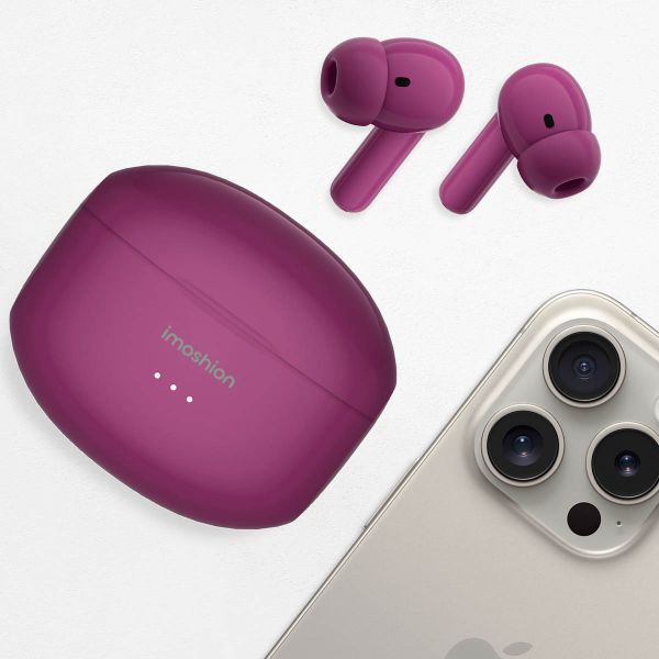 imoshion Aura Pro Draadloze In-ear Oordopjes - Active Noise Cancelling (ANC) - Bordeaux