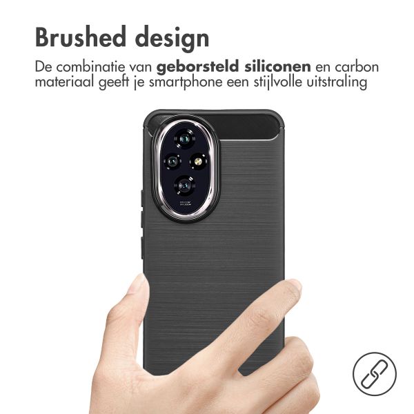 imoshion Brushed Backcover Honor 200 - Zwart