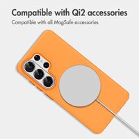imoshion Colour Back Cover with Thin MagSafe Ring Samsung Galaxy S26 Ultra - Orange