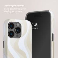 Selencia Vivid Backcover met MagSafe Apple iPhone 15 Pro - Desert Waves Beige