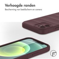 imoshion EasyGrip Backcover iPhone 12 - Aubergine