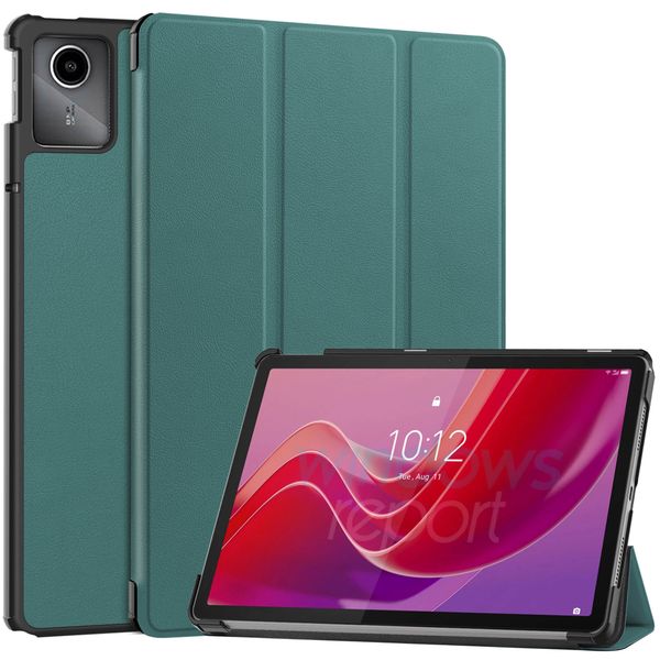 imoshion Trifold Bookcase Lenovo Tab M11 - Donkergroen