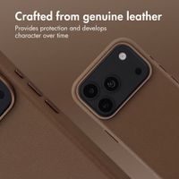 Accezz Leather Case with MagSafe Apple iPhone 18 Pro Max / 17 Pro Max - Coffee Brown