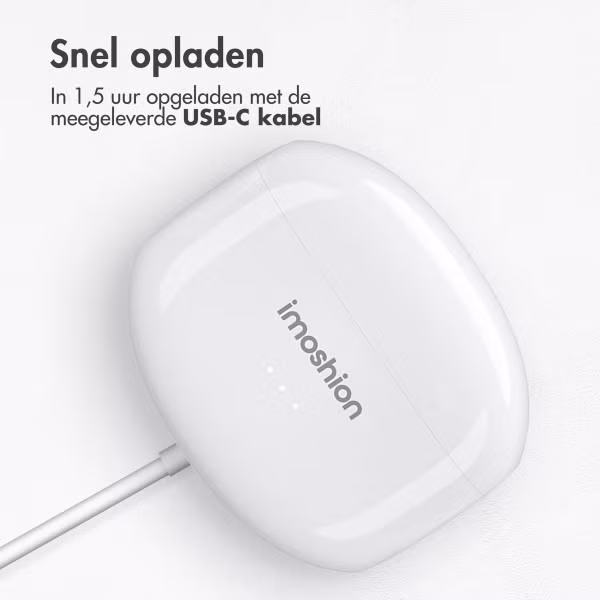 imoshion Aura Pro Draadloze In-ear Oordopjes - Active Noise Cancelling (ANC) - Wit
