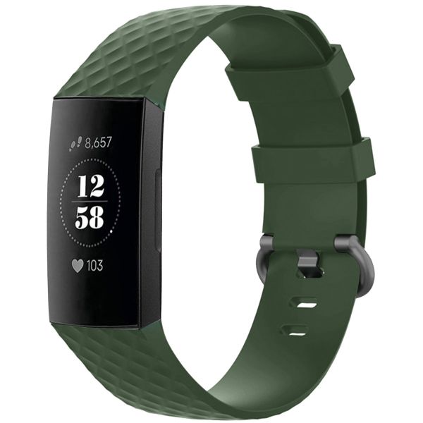 imoshion Siliconen bandje Fitbit Charge 3 / 4 - Donkergroen