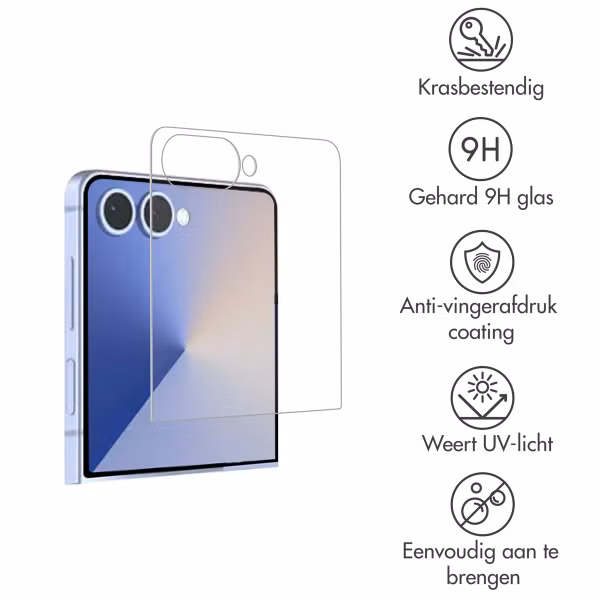Accezz Gehard Glas Screenprotector Samsung Galaxy Z Flip 7