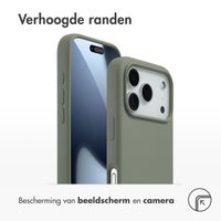 Accezz Liquid Silicone Backcover met MagSafe Apple iPhone 17 Pro - Cooper Green