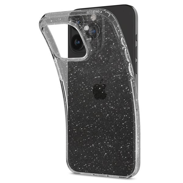 Spigen Liquid Crystal Glitter Backcover iPhone 15 Pro Max - Crystal Quartz