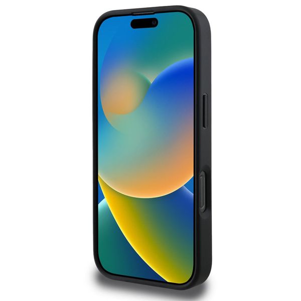 Guess 4G Metal Logo Backcover Apple iPhone 16 Pro Max - Zwart