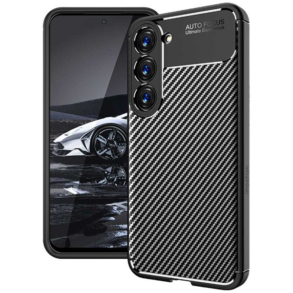 imoshion Carbon Softcase Backcover Samsung Galaxy S23 - Zwart