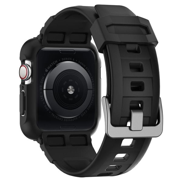 Spigen Rugged Armor™ Pro case Apple Watch 44 mm / 45 mm - Zwart