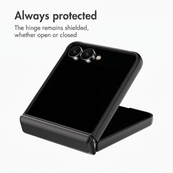 Accezz Colour Back Cover with MagSafe and Ring Stand Samsung Galaxy Z Flip 8 - Black