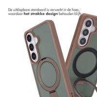 Accezz Ring Stand Backcover met MagSafe Samsung Galaxy S26 - Bruin
