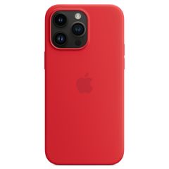 Apple Silicone Backcover MagSafe Apple iPhone 14 Pro Max - Rood