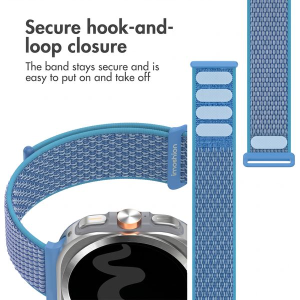 imoshion Nylon Strap Samsung Galaxy Watch Ultra 2 (2026) / Ultra (2024/2025) - Navy Blue