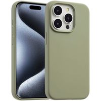 Accezz Liquid Silicone Backcover met MagSafe Apple iPhone 15 Pro Max - Cooper Green