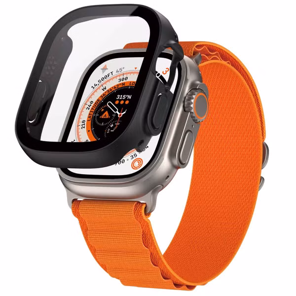 PanzerGlass Full Body Protection D3O® Bio Case Apple Watch Ultra / Ultra 2 / Ultra 3 - 49 mm - Zwart