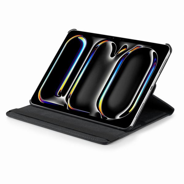 Ontwerp je eigen 360° draaibare tablethoes Samsung Galaxy Tab A9 8.7 inch - Zwart