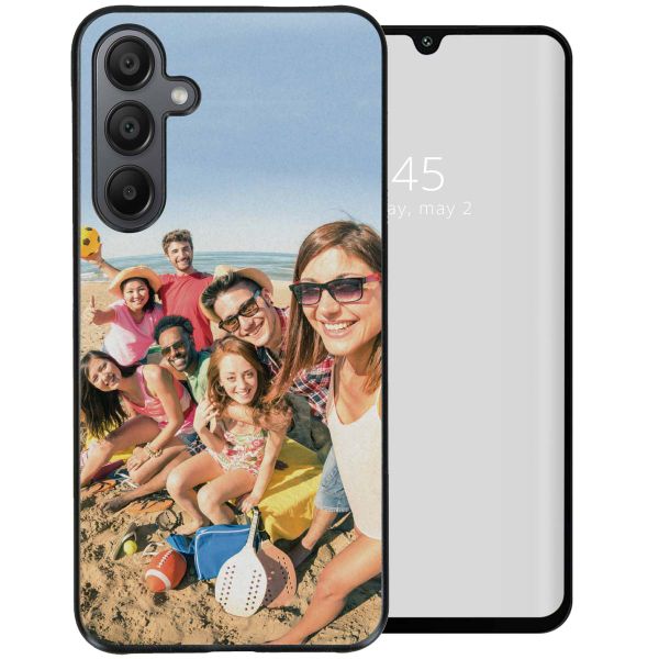 Ontwerp je eigen Samsung Galaxy A15 (5G/4G) hardcase hoesje - Zwart