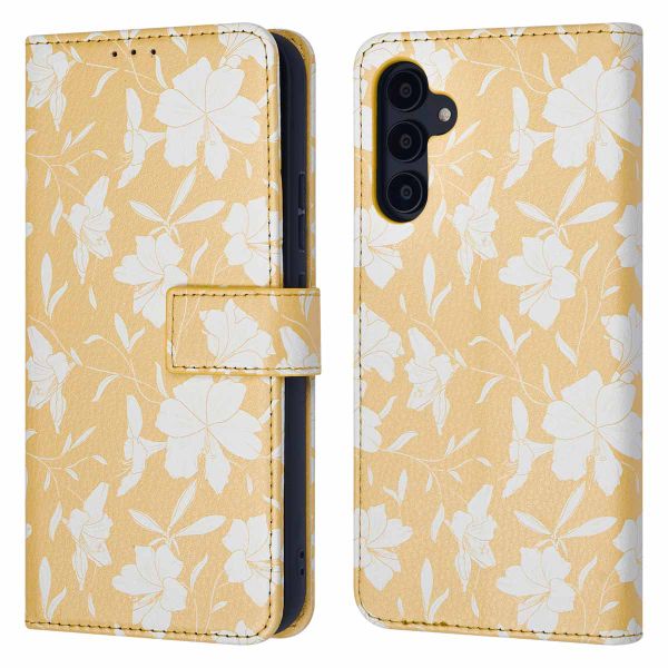 imoshion Design Bookcase Samsung Galaxy A54 (5G) - Yellow Flowers