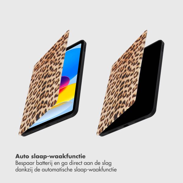 Selencia Vivid tablethoes Apple iPad 11 (2025) 11 inch A16 / iPad 10 (2022) 10.9 inch - Wild Leo