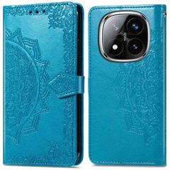 imoshion Mandala Bookcase Xiaomi Redmi Note 14 Pro Plus 5G - Turquoise