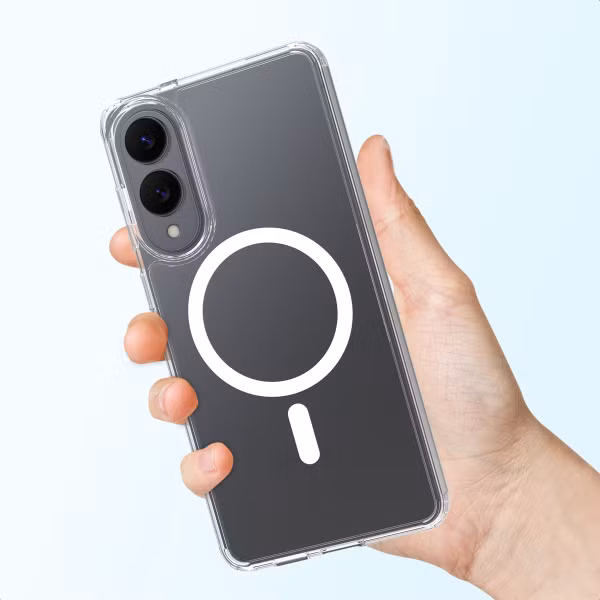 Accezz Xtreme Impact Backcover met MagSafe Samsung Galaxy S25 Edge - Transparant