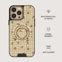 Burga Magnetic Ringholder Gold - Honeycomb