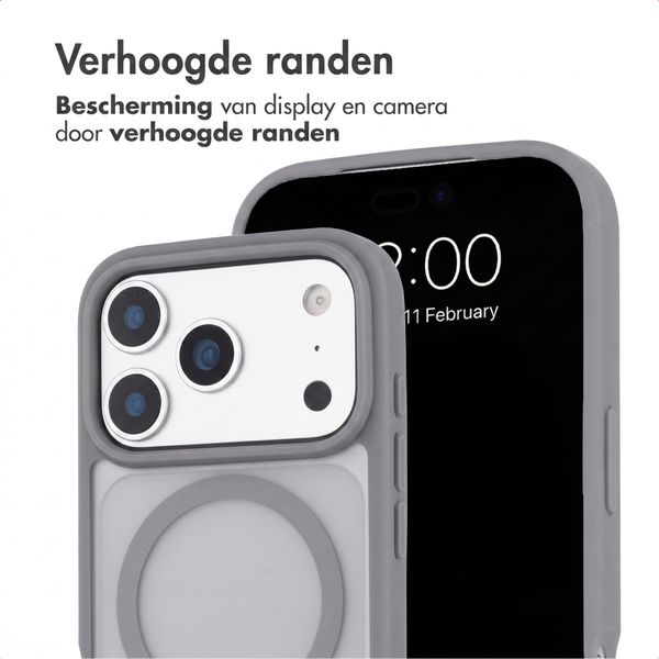 imoshion Color Guard Backcover met MagSafe Apple iPhone 18 Pro / 17 Pro - Grijs