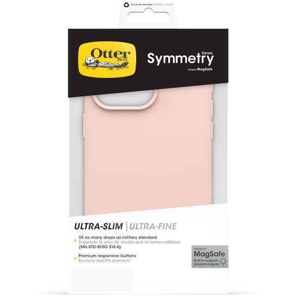 OtterBox Symmetry Backcover MagSafe iPhone 15 Pro Max - Ballet Shoes Rose