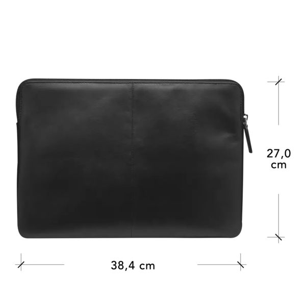 dbramante1928 Skagen Pro - Laptop hoes 14 inch - Echt leer - Apple MacBook Air 15 inch - Black