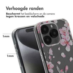 imoshion Design hoesje Apple iPhone 15 Pro - Blossom Watercolor