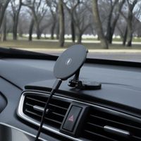 imoshion Telefoonhouder auto met MagSafe - Draadloze oplader - Dashboard - Zwart