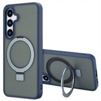 Accezz Ring Stand Backcover met MagSafe Samsung Galaxy S24 Plus - Blauw