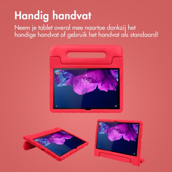 imoshion Kidsproof Backcover met handvat Lenovo Tab P11 / P11 Plus - Rood