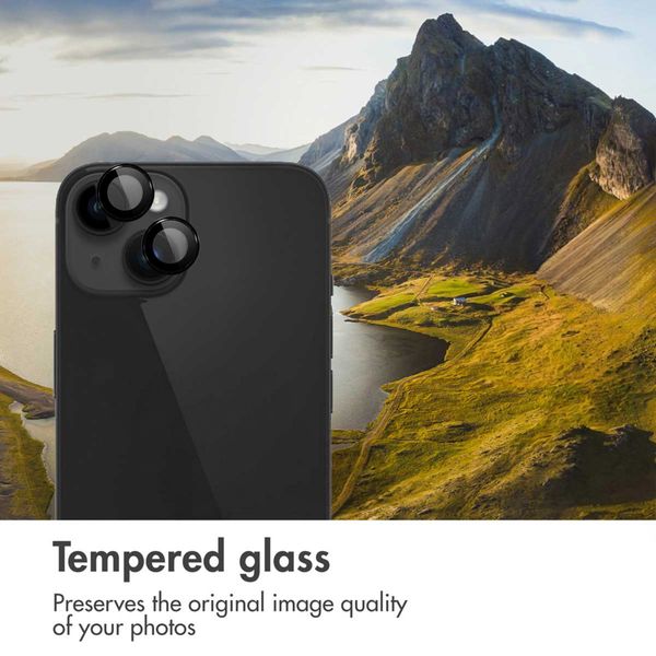 imoshion Camera Protector Glass 2-pack Apple iPhone 13 - Black