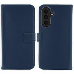 Selencia Echt Leren Bookcase Samsung Galaxy A57 (5G) - Donkerblauw