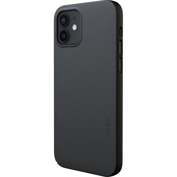 Nudient Thin Case iPhone 12 (Pro) - Ink Black