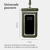 imoshion Floating Waterproof Pouch - Universeel waterdicht telefoonhoesje - Donkergroen