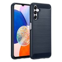 imoshion Brushed Backcover Samsung Galaxy A14 (5G/4G) - Donkerblauw