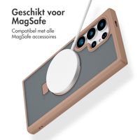 Accezz Ring Stand Backcover met MagSafe Samsung Galaxy S24 Ultra - Brown