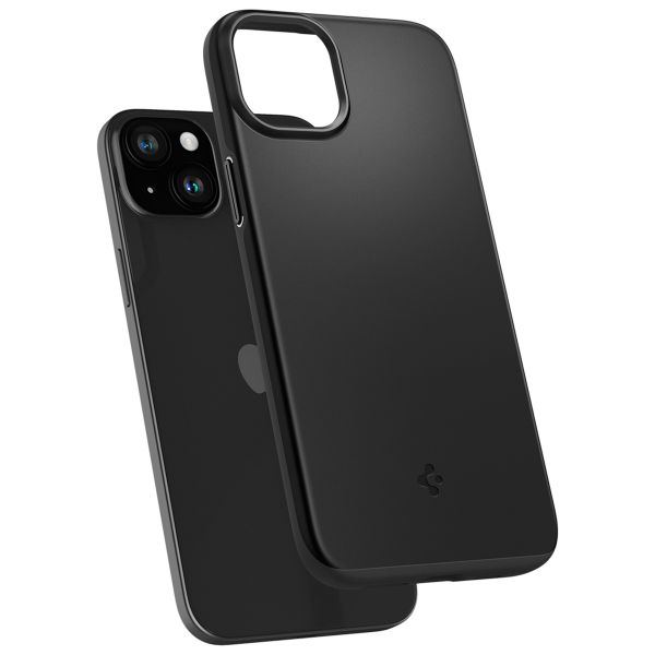 Spigen Thin Fit Backcover Apple iPhone 15 - Zwart