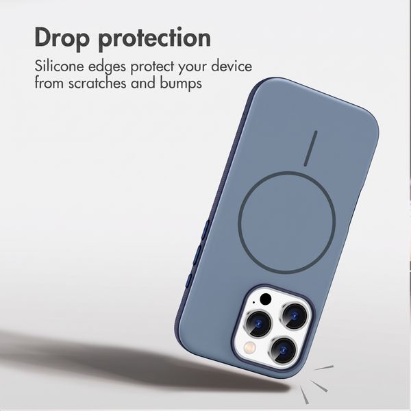 imoshion Colour Back Cover with Thin MagSafe Ring Apple iPhone 16 Pro - Dark Blue