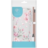 imoshion Design hoesje met koord voor Samsung Galaxy S21 Plus - Bloem - Roze